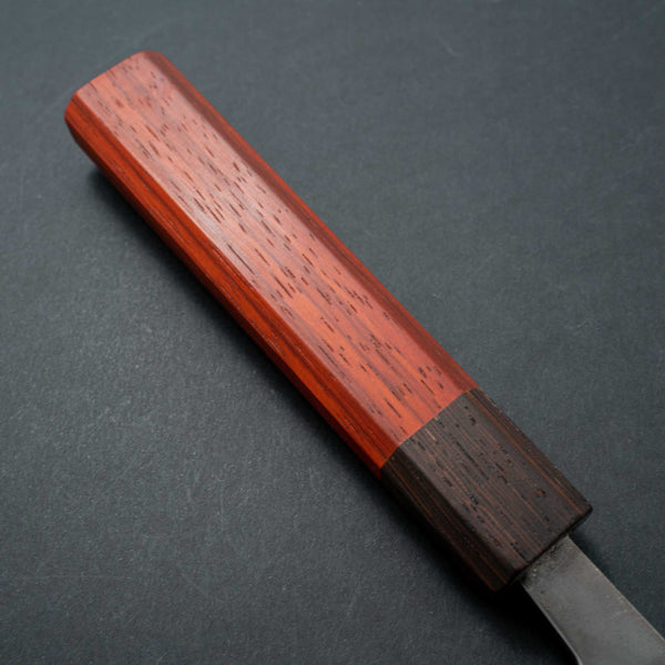 Hitohira TD Blue #2 Stainless Clad Kurouchi Gyuto 240mm Padauk Handle - Tetogi