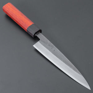 Hitohira TD Blue #2 Stainless Clad Kurouchi Petty 135mm Padauk Handle - Tetogi