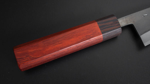 Hitohira TD Blue #2 Stainless Clad Kurouchi Utility 105mm Padauk Handle - Tetogi