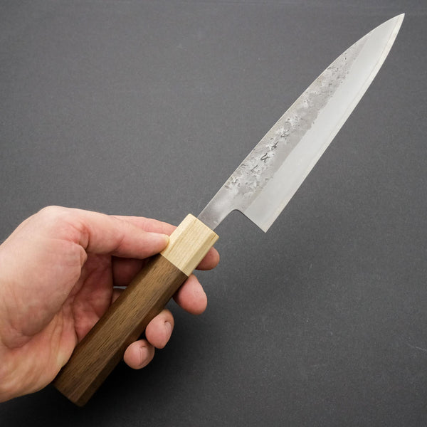 Hitohira TD SLD Nashiji Gyuto 165mm Walnut Handle - Tetogi