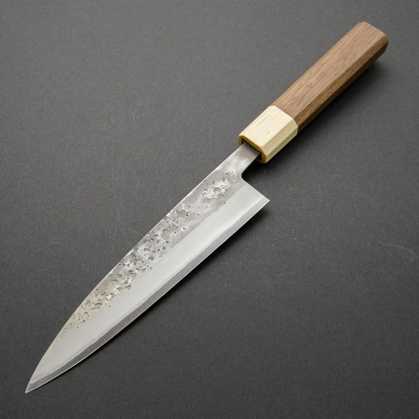 Hitohira TD SLD Nashiji Gyuto 165mm Walnut Handle - Tetogi