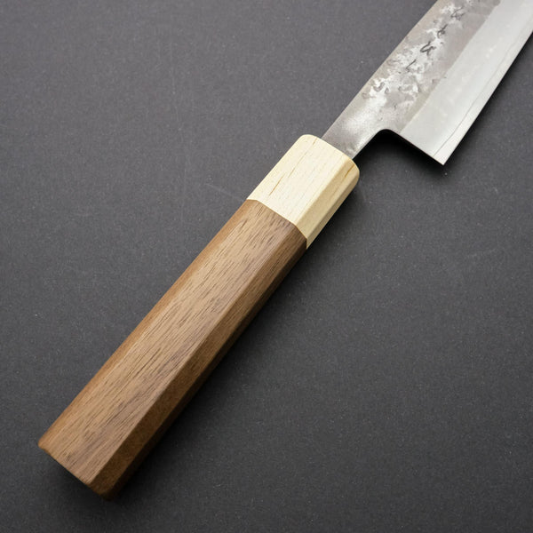 Hitohira TD SLD Nashiji Gyuto 165mm Walnut Handle - Tetogi