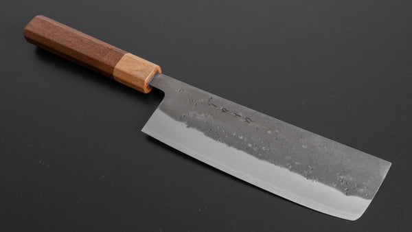 Hitohira TD SLD Nashiji Nakiri 165mm Walnut Handle - Tetogi