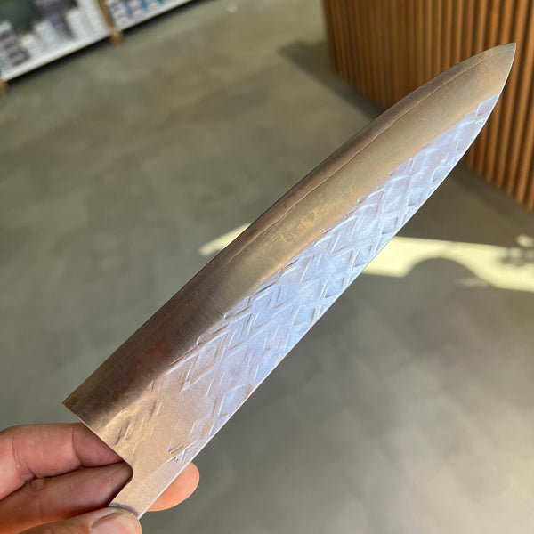 Hitohira TD SLD Tsuchime Gyuto 210mm (No Handle) - Tetogi