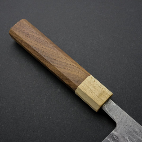 Hitohira TD SLD Tsuchime Gyuto 240mm Walnut Handle - Tetogi