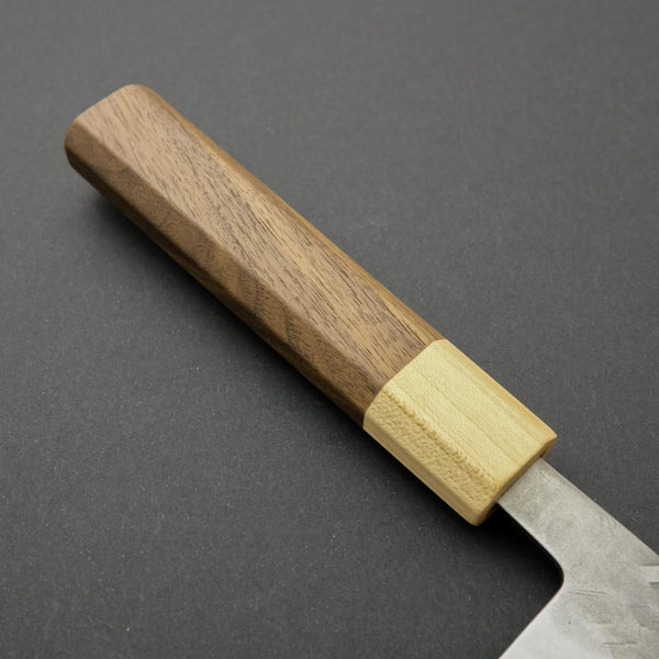 Hitohira TD SLD Tsuchime Honesuki Kaku 150mm Walnut Handle - Tetogi