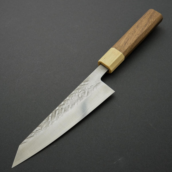 Hitohira TD SLD Tsuchime Honesuki Kaku 150mm Walnut Handle - Tetogi