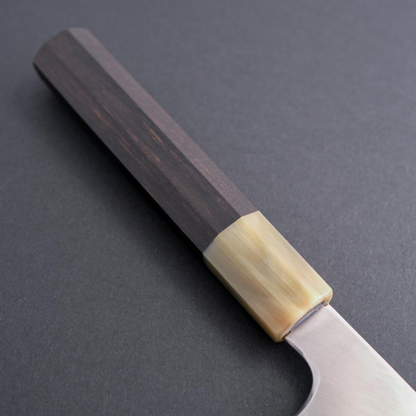 Hitohira Togashi Blue #1 Stainless Clad Gyuto 240mm Taihei Ebony Handle - Tetogi