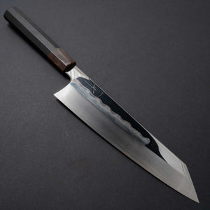 Hitohira Togashi Notaremon White #1 Mizu Honyaki Kiritsuke Gyuto 240mm Taihei Ebony Handle (#068/ Saya) - Tetogi