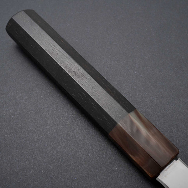 Hitohira Togashi Notaremon White #1 Mizu Honyaki Kiritsuke Gyuto 240mm Taihei Ebony Handle (#068/ Saya) - Tetogi