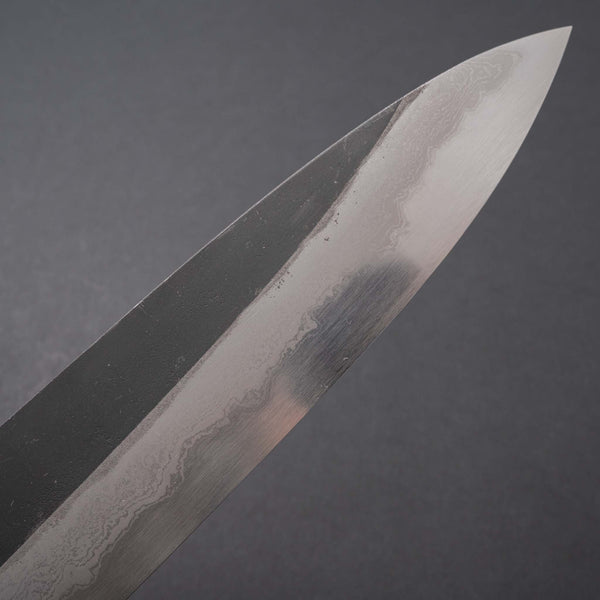 Hitohira Togashi White #1 Kurouchi Damascus Gyuto 240mm Burnt Yakusugi Handle - Tetogi