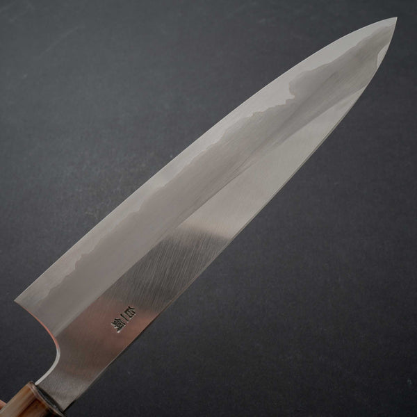 Hitohira Togashi White #1 Stainless Clad Gyuto 240mm Ziricote Handle - Tetogi