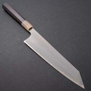 Hitohira Togashi White #1 Stainless Clad Kasumi Kiritsuke Gyuto 240mm Ebony Handle - Tetogi