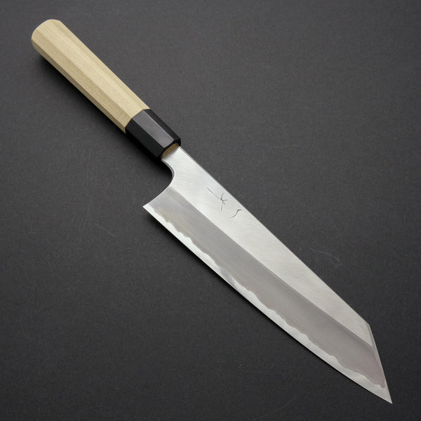 Hitohira Togashi White #1 Stainless Clad Kiritsuke Gyuto 210mm Ho Wood Handle - Tetogi