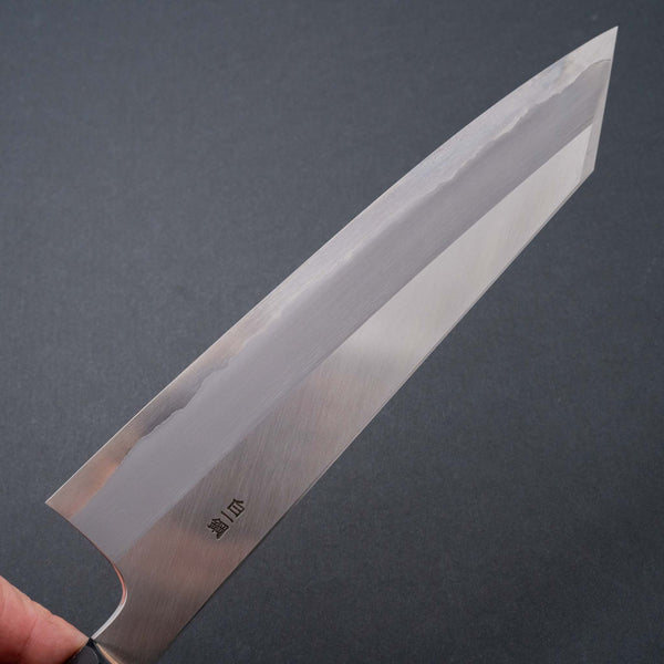 Hitohira Togashi White #1 Stainless Clad Migaki Kiritsuke Gyuto 240mm Ho Wood Handle