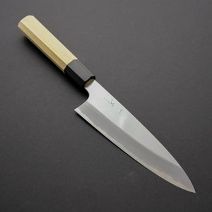 Hitohira Togashi White #1 Stainless Clad Utility 165mm Ho Wood Handle - Tetogi