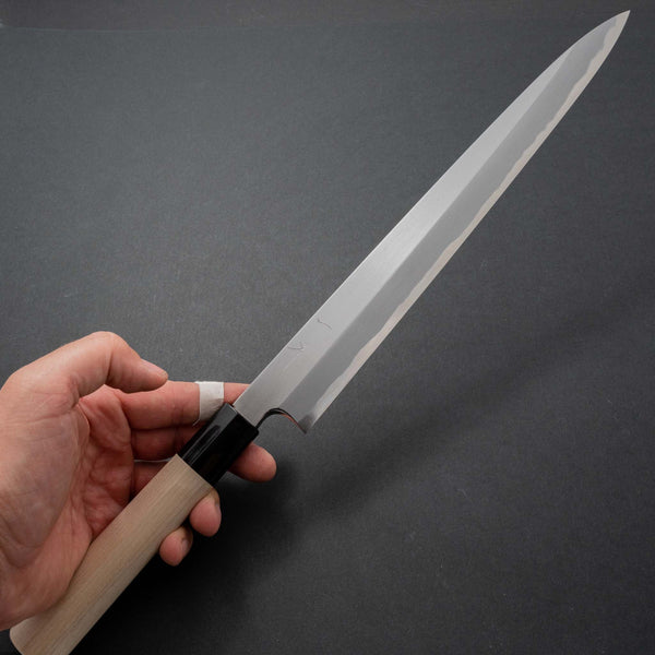 Hitohira Togashi White #1 Tachi Yanagiba 300mm Ho Wood Handle (D-Shape/ Saya)