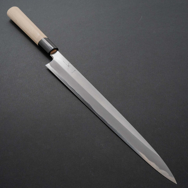 Hitohira Togashi White #1 Tachi Yanagiba 300mm Ho Wood Handle (D-Shape/ Saya)