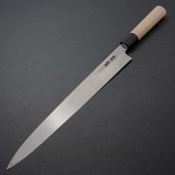 Hitohira Togashi White #1 Tachi Yanagiba 300mm Ho Wood Handle (D-Shape/ Saya)