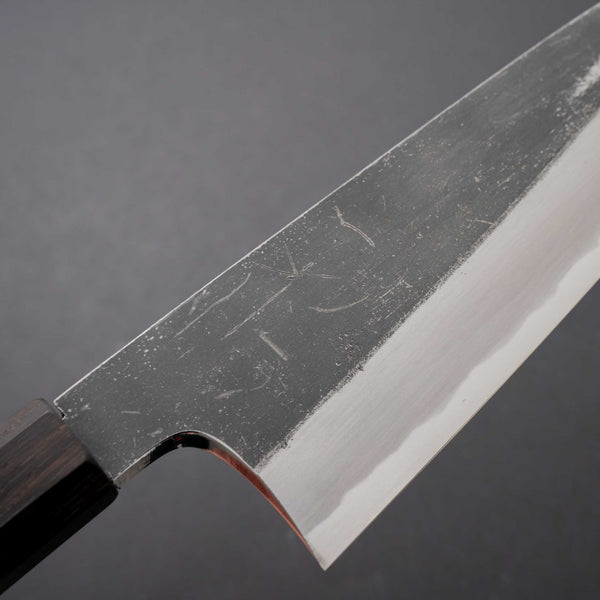 Hitohira Togashi White #2 Kurouchi Gyuto 210mm Tagayasan Handle - Tetogi