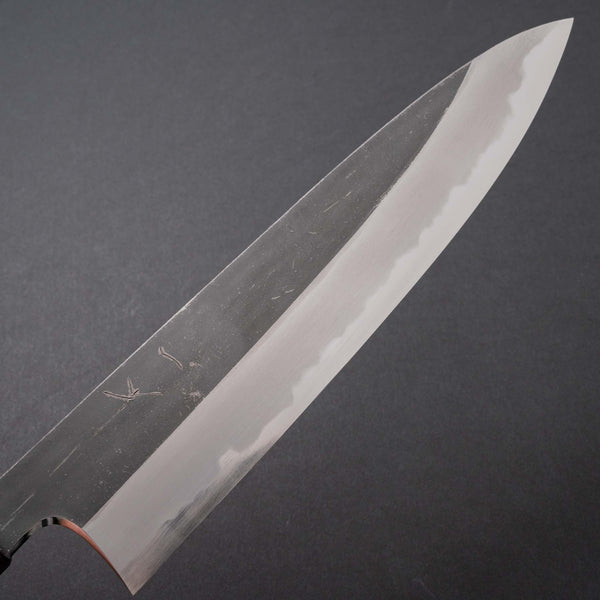 Hitohira Togashi White #2 Kurouchi Gyuto 240mm Tagayasan Handle - Tetogi