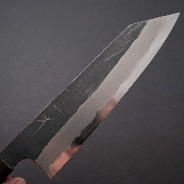 Hitohira Togashi White #2 Kurouchi Kiritsuke Gyuto 210mm Tagayasan Handle - Tetogi