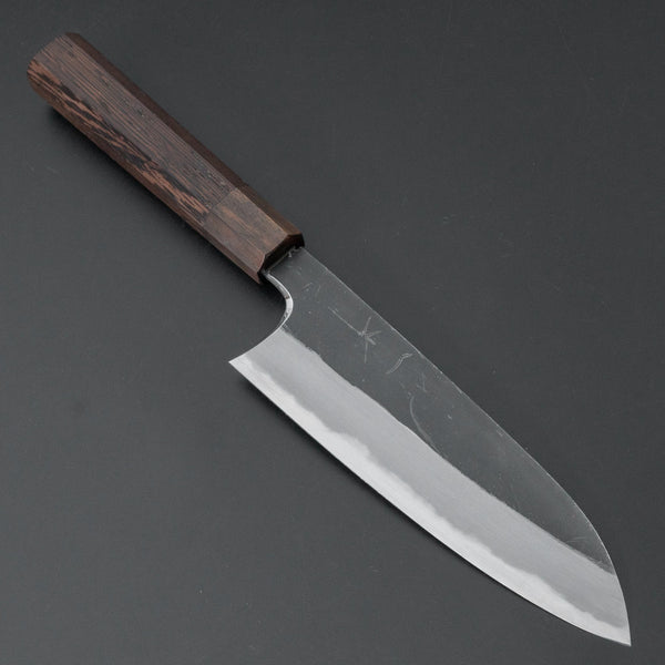 Hitohira Togashi White #2 Kurouchi Santoku Tagayasan Handle