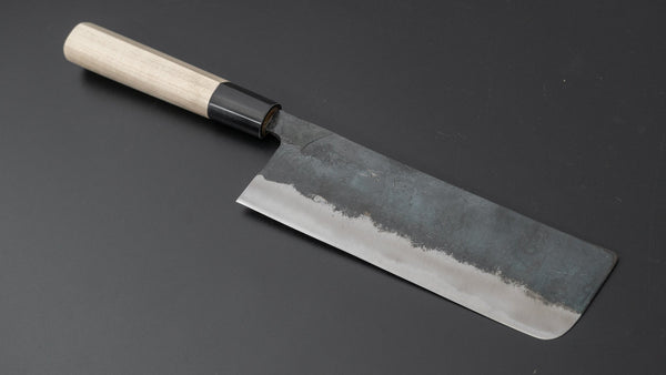 Hitohira Tosa Kurouchi White #2 Nakiri 165mm Ho Wood Handle - Tetogi