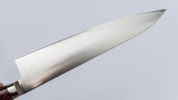 Hitohira TP Gyuto 210mm Wine Pakka Handle - Tetogi