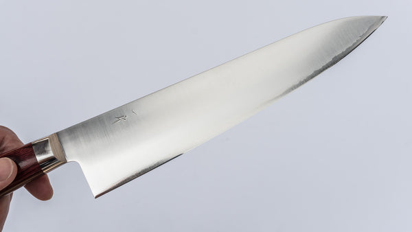 Hitohira TP Gyuto 210mm Wine Pakka Handle - Tetogi