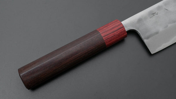 Hitohira YG Nashiji White #2 Nakiri 165mm Wood Handle - Tetogi