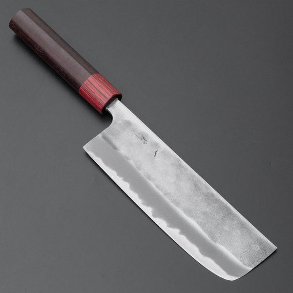 Hitohira YG Nashiji White #2 Nakiri 165mm Wood Handle - Tetogi