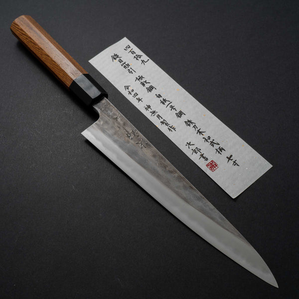 Jiro Tsuchime Wa Sujihiki 210mm Taihei Tagayasan Handle (#419)