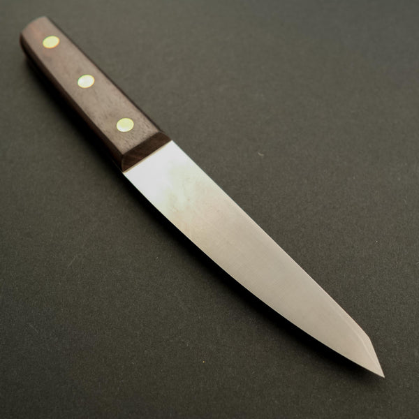 Kanehide Bessaku Left-Handed Honesuki Maru 150mm Wood Handle - Tetogi