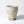 Komon Okuda Kohiki Haiyu Tall Mug (white slip glaze & ash glaze) - Tetogi