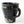 Komon Okuda Kuro Haiyu Tall Mug (black ash glaze) - Tetogi