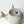 Komon Okuda Teapot Low Kohiki Haiyu (white slip glaze & ash glaze) - Tetogi