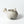 Komon Okuda Teapot Low Kohiki Haiyu (white slip glaze & ash glaze) - Tetogi