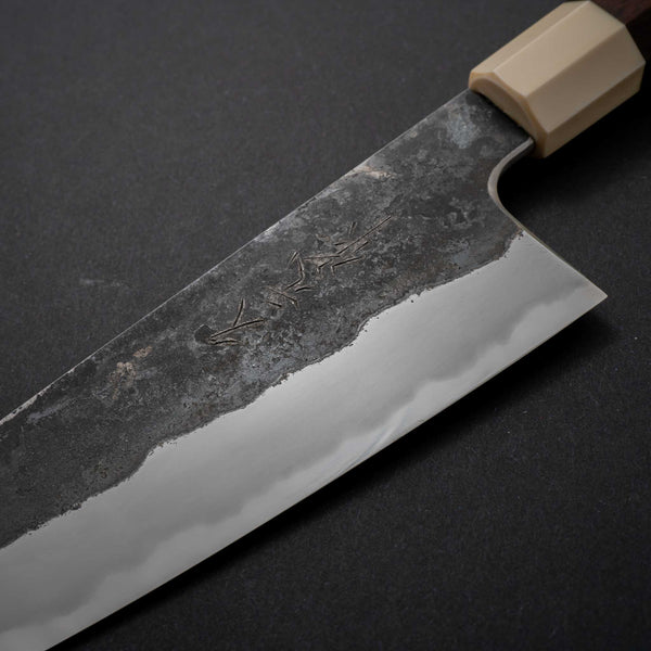 Morihei Hisamoto Kurouchi #6 Gyuto 210mm Riisgaard Handle (Extra Height) - Tetogi