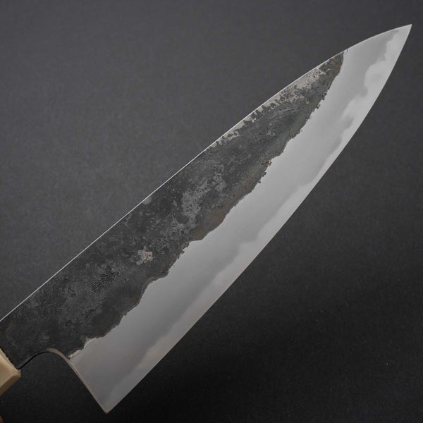 Morihei Hisamoto Kurouchi #6 Gyuto 210mm Riisgaard Handle (Extra Height) - Tetogi