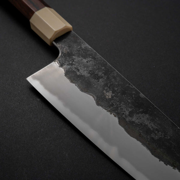 Morihei Hisamoto Kurouchi #6 Gyuto 210mm Riisgaard Handle (Extra Height) - Tetogi