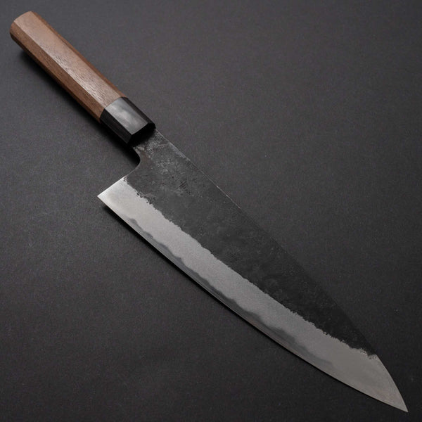 Morihei Hisamoto Kurouchi #6 Gyuto 210mm Walnut Handle (Extra Height) - Tetogi