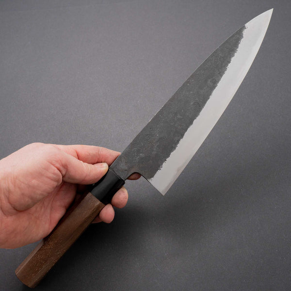 Morihei Hisamoto Kurouchi #6 Gyuto 210mm Walnut Handle (Extra Height) - Tetogi