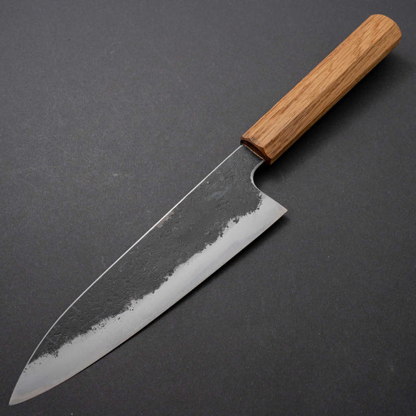 Morihei Hisamoto Kurouchi White #1 Gyuto 180mm Riisgaard Oak Handle (Tetogi Custom) - Tetogi