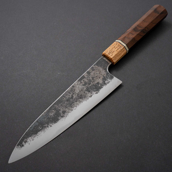 Morihei Hisamoto Kurouchi White #1 Gyuto 180mm Riisgaard Oak Handle (Tetogi Custom) - Tetogi