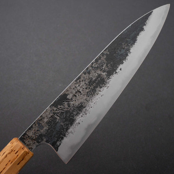 Morihei Hisamoto Kurouchi White #1 Gyuto 180mm Riisgaard Oak Handle (Tetogi Custom) - Tetogi