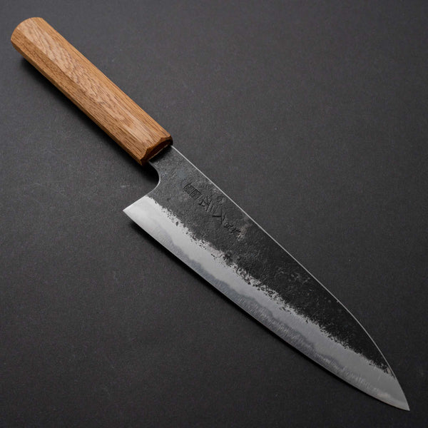 Morihei Hisamoto Kurouchi White #1 Gyuto 180mm Riisgaard Oak Handle (Tetogi Custom) - Tetogi