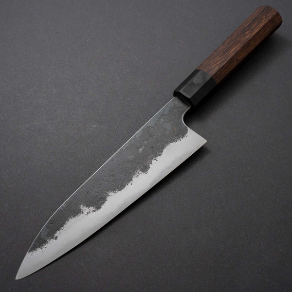 Morihei Hisamoto Kurouchi White #1 Gyuto 180mm Taihei Wenge Handle (Tetogi Custom) - Tetogi