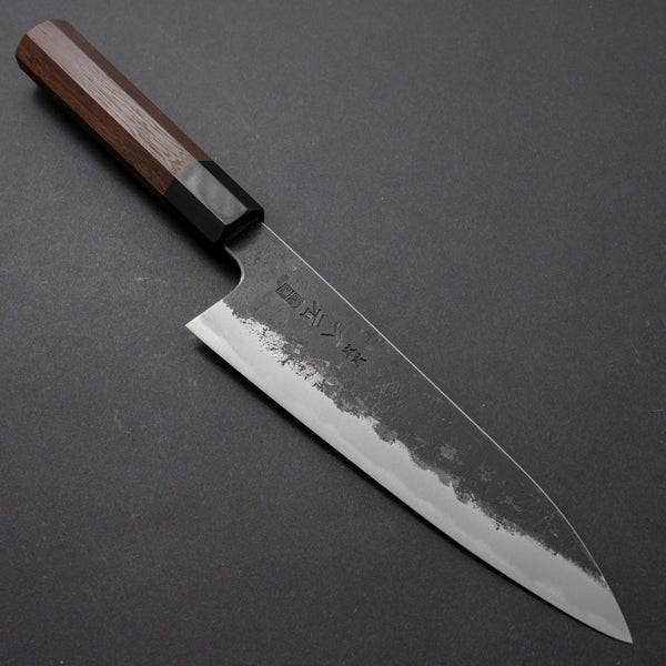 Morihei Hisamoto Kurouchi White #1 Gyuto 180mm Taihei Wenge Handle (Tetogi Custom) - Tetogi