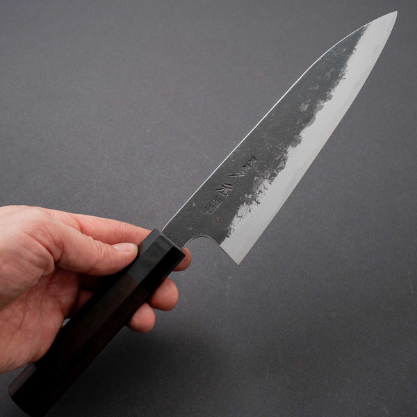 Morihei Hisamoto Kurouchi White #1 Gyuto 180mm Taihei Wenge Handle (Tetogi Custom) - Tetogi